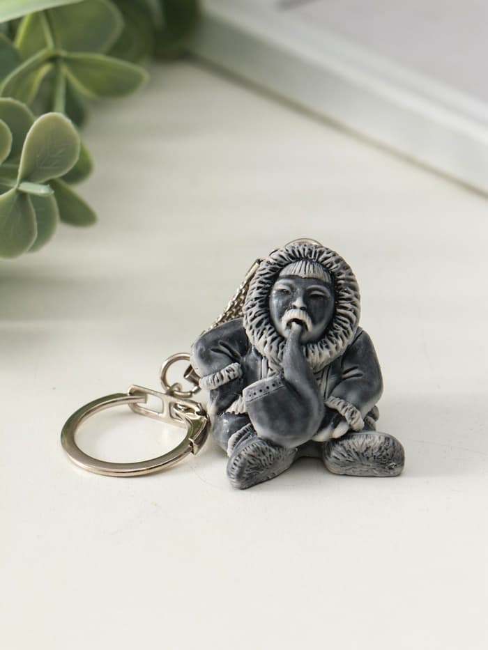 Брелок для ключей на кольце «Хант с трубкой маленький», 3.5 см