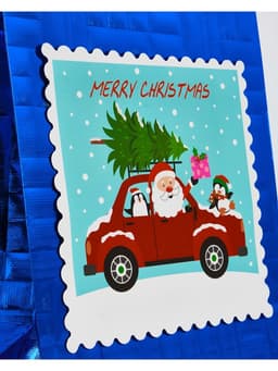 Набор подарочных пакетов 2 шт., металлизированные «Новый год», 25×30.5×12.5 см