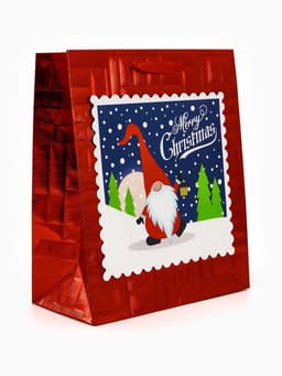 Набор подарочных пакетов 2 шт., металлизированные «Новый год», 25×30.5×12.5 см