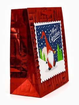 Набор подарочных пакетов 2 шт., металлизированные «Новый год», 25×30.5×12.5 см