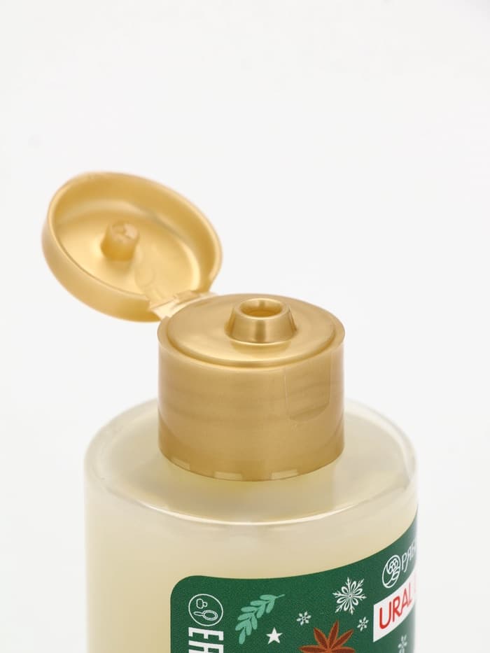 Подарочный набор новогодний в санях: гель для душа 2 шт., соль для ванны и мочалка, URAL LAB