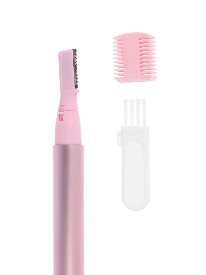 Триммер LEP-05, для бровей, от батареек 1хААА, розовый