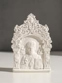 Икона «Николай Чудотворец», с подвесом, 12×8×2 см, гипс