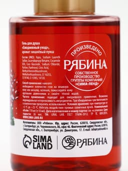 Подарочный набор новогодний в санях: 2 геля для душа, соль для ванны и мочалка, URAL LAB