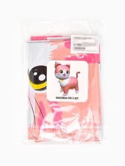 Воздушный шар фольгированный 22" «Розовая кошка», фигура под воздух