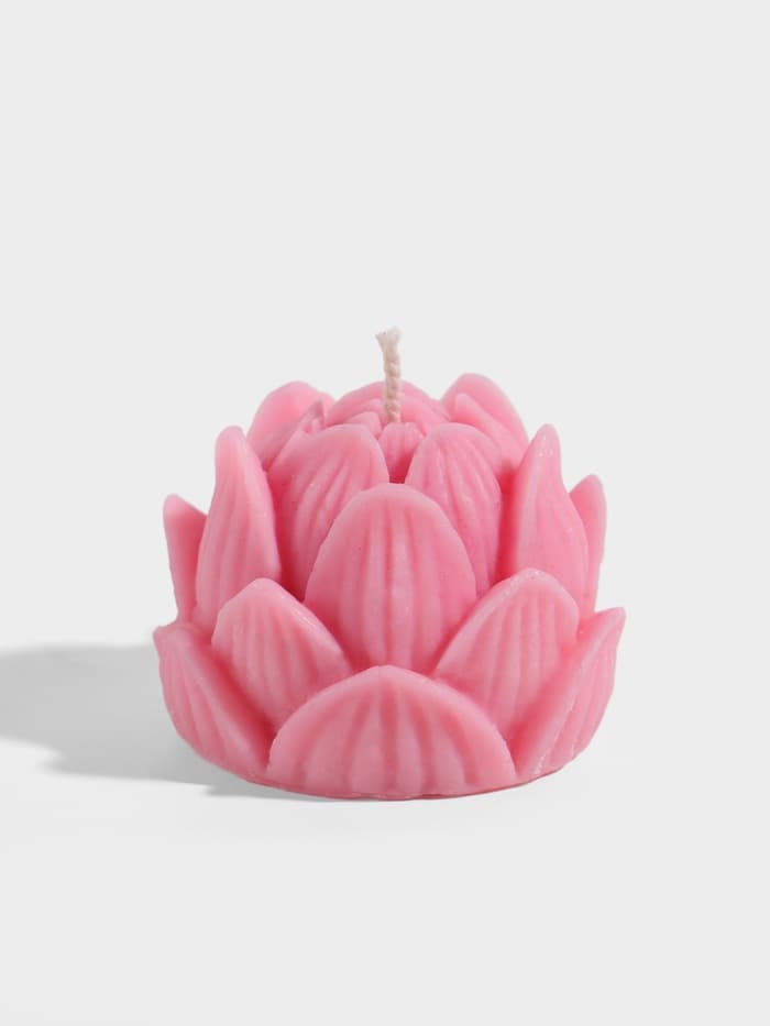 Свеча фигурная формовая «Лотос», 5×5×6 см, соевый воск