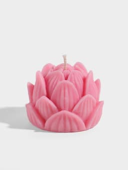 Свеча фигурная формовая «Лотос», 5×5×6 см, соевый воск