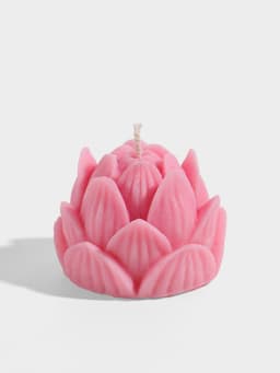 Свеча фигурная формовая «Лотос», 5×5×6 см, соевый воск