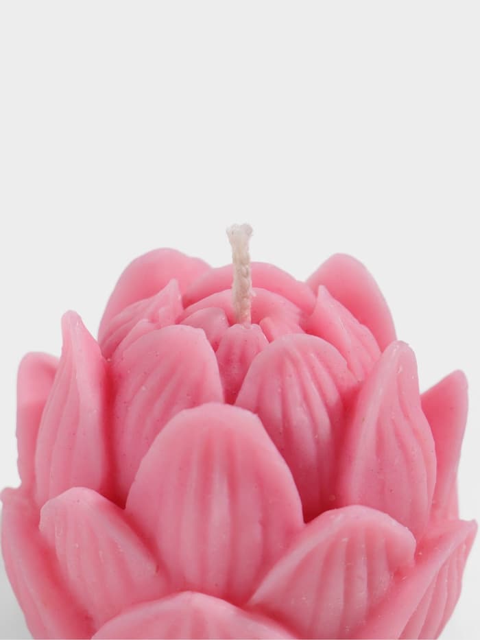 Свеча фигурная формовая «Лотос», 5×5×6 см, соевый воск