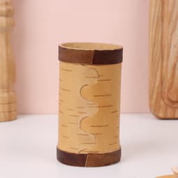 Туес «Мёд», 6×6×15 см, береста