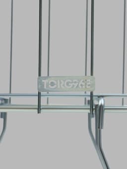 Корзина накопитель, 40×40×75 см, цвет хром