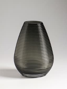 Ваза для цветов «Хэдли», 19.5×13.5 см, стекло, серо-зеленая