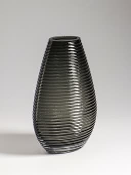 Ваза для цветов «Хэдли», 19.5×13.5 см, стекло, серо-зеленая