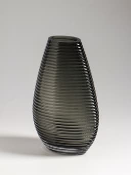 Ваза для цветов «Хэдли», 19.5×13.5 см, стекло, серо-зеленая