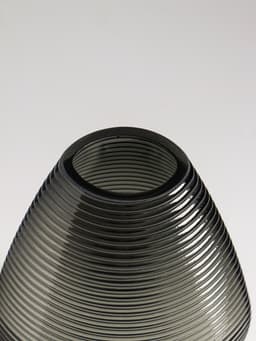 Ваза для цветов «Хэдли», 19.5×13.5 см, стекло, серо-зеленая