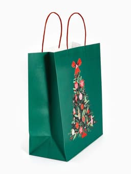 Набор подарочных пакетов «Новогодние ёлочки», 3 шт., 25×4×30.5 см, 30×40×11.5 см, 18×23×10 см