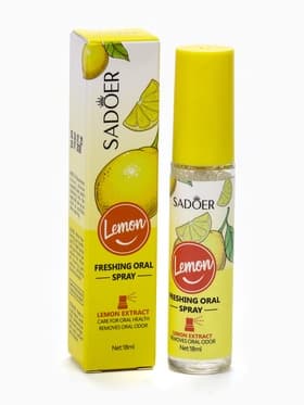 Освежитель дыхания Sadoer со вкусом лимона, 18 мл