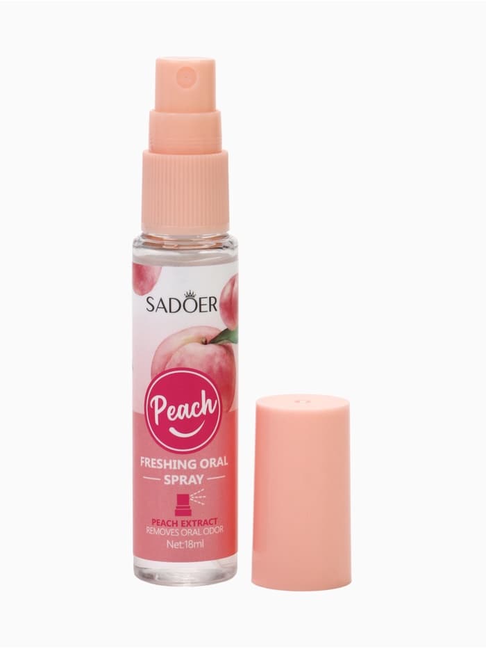 Освежитель дыхания Sadoer со вкусом персика, 18 мл