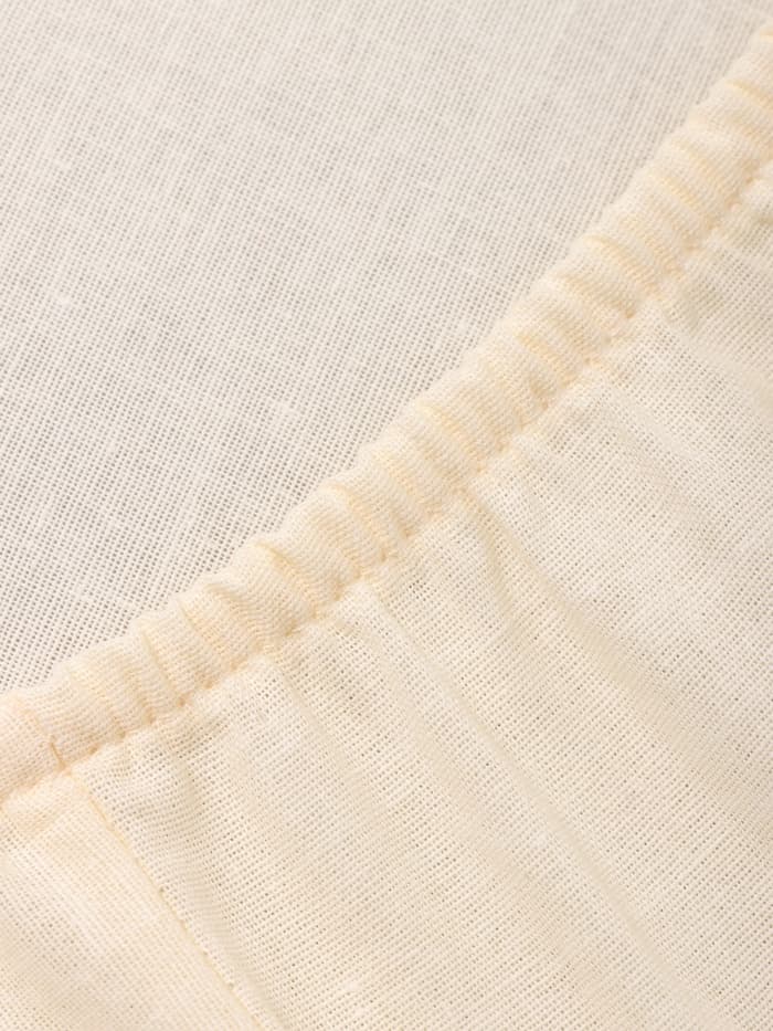 Простыня на резинке ясельная «Крошка Я», 60×120+20 см, бязь, молочная