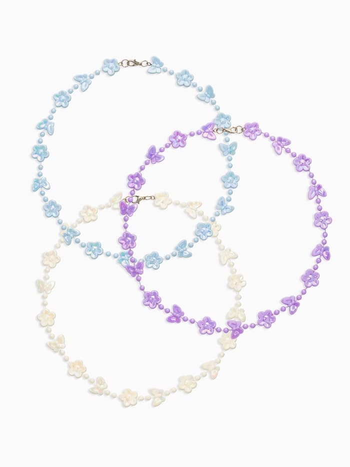 Бусы детские «Выбражулька. Бабочки», 40 см, МИКС