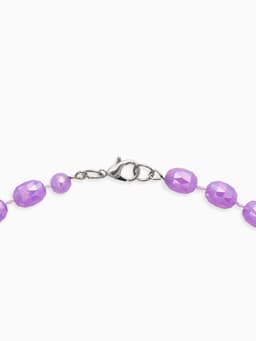 Бусы детские «Выбражулька. Бант», граненые бусины, 40 см, сиреневые