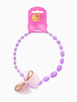 Бусы детские «Выбражулька. Бант», граненые бусины, 40 см, сиреневые