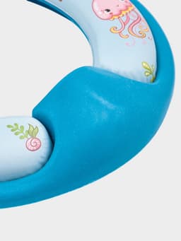 Сиденье для унитаза детское с ручками Доляна «Морская жизнь»