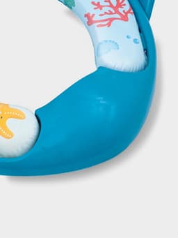 Сиденье для унитаза детское с ручками Доляна «Морской мир»