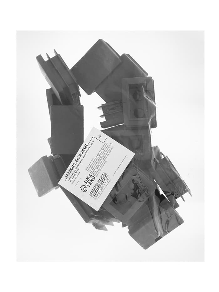 Заглушка для профильной трубы ТУНДРА, 30×20 мм, набор 20 шт.