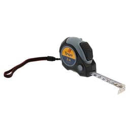 Рулетка ТУНДРА, двухкомпонентный корпус, автостоп, 3 м × 16 мм, магнитный зацеп