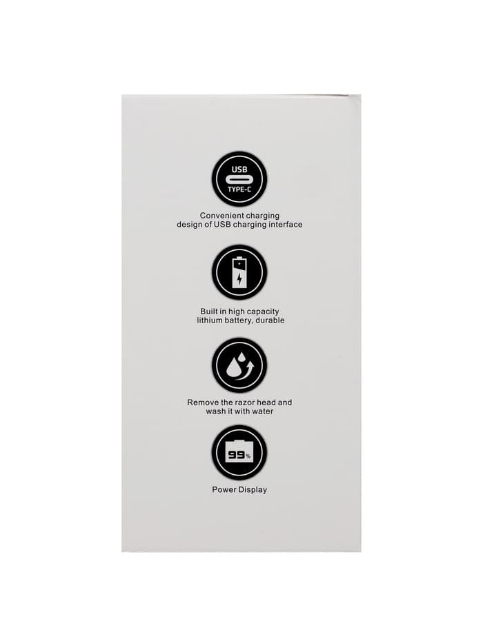 Электробритва LBR-10, 3 Вт, роторная, 3 головки, дисплей, от АКБ