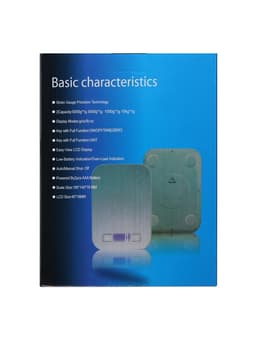 Весы кухонные LVE-028, электронные, до 5 кг, от батареек ААА×2, металл