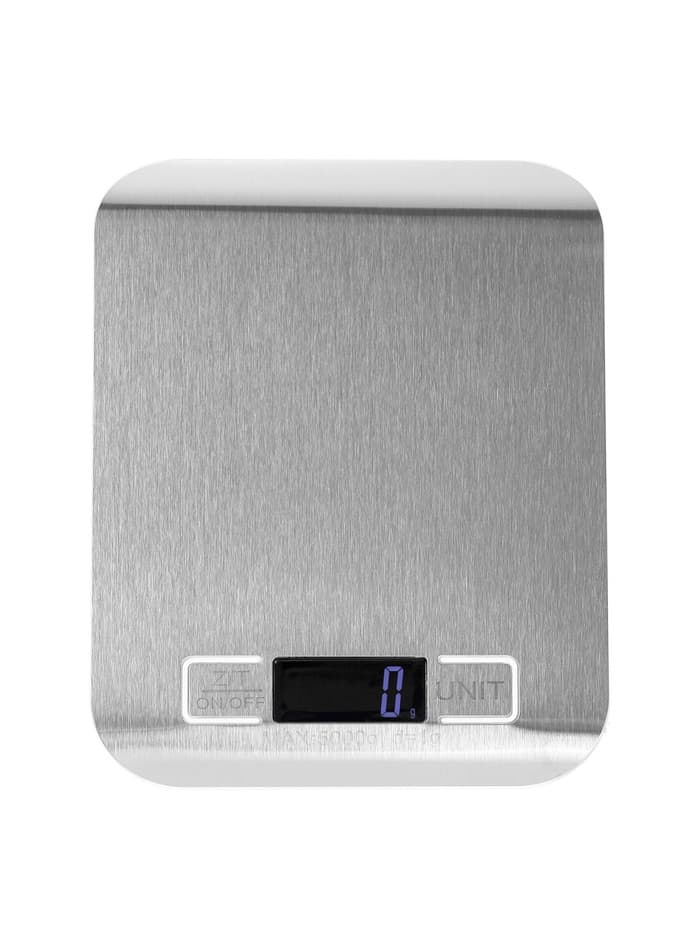 Весы кухонные LVE-028, электронные, до 5 кг, от батареек ААА×2, металл