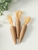 Набор фигурок пасхальных «Морковка из джута», 3 шт., 2.2×2.2×14 см