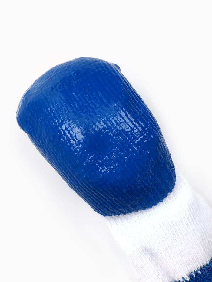 Носки «Я люблю», размер M, 4.5×6 см, с прорезиненной подошвой, синие