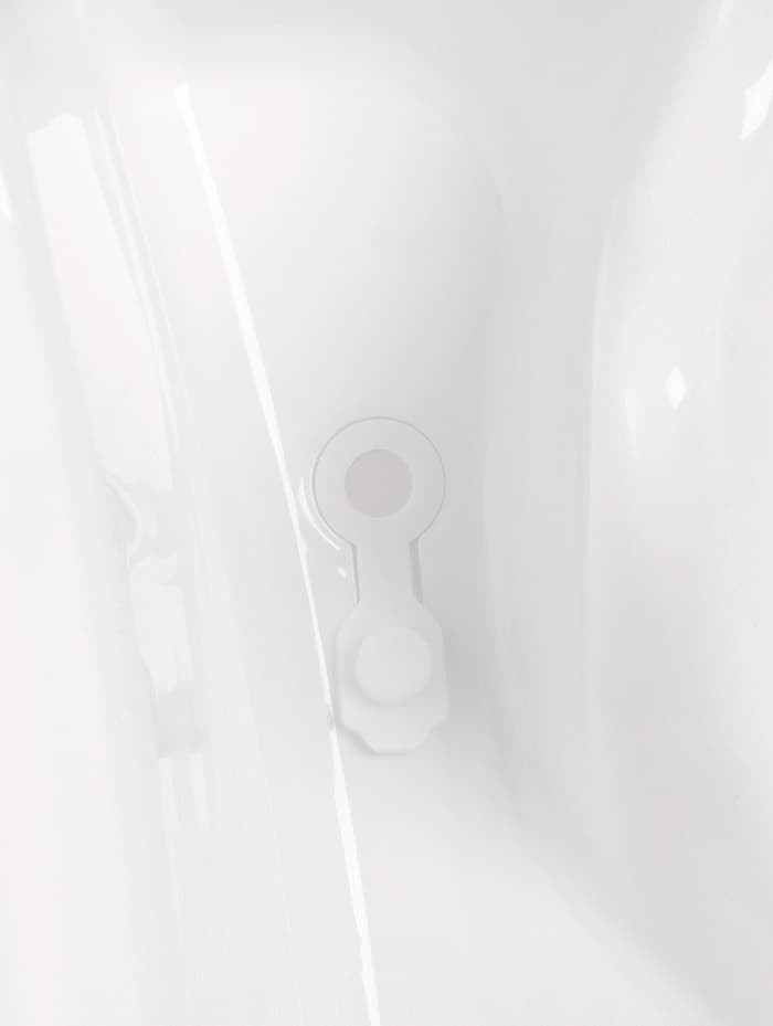 Ванна детская с горкой, белый