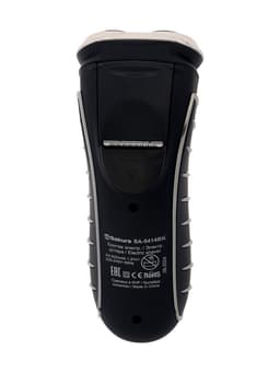 Электробритва Sakura SA-5414BK, АКБ, сеточная, 3 плавающие головки, триммер, чёрная