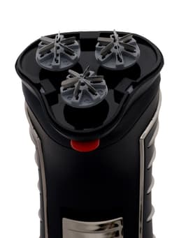 Электробритва Sakura SA-5414BK, АКБ, сеточная, 3 плавающие головки, триммер, чёрная