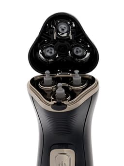Электробритва Sakura SA-5417BK, роторная, 3 головик, триммер, чёрная