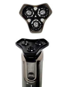 Электробритва Sakura SA-5433BK, роторная, 3 плавающие головки, LED дисплей, 5 Вт, АКБ, чёрная