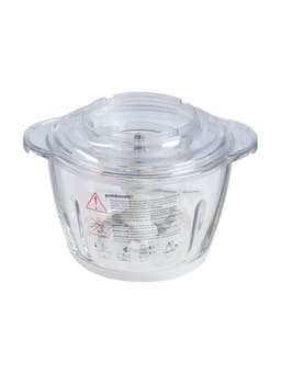 Измельчитель Sakura SA-6261W, 1.2 л, 500 Вт, стекло, 4 ножа, белый