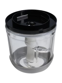 Измельчитель Sakura SA-6270BK, 0.6 л, 400 Вт, стекло, 2 ножа, чёрный