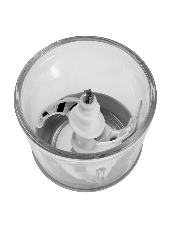 Измельчитель Sakura SA-6270BK, 0.6 л, 400 Вт, стекло, 2 ножа, чёрный