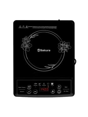 Плитка индукционная Sakura SA-7152FS, 2000 Вт, 1 конфорка, чёрная