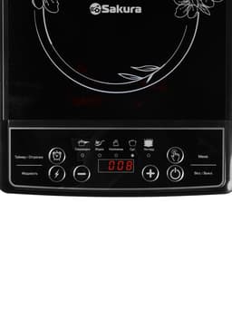 Плитка индукционная Sakura SA-7152FS, 2000 Вт, 1 конфорка, чёрная