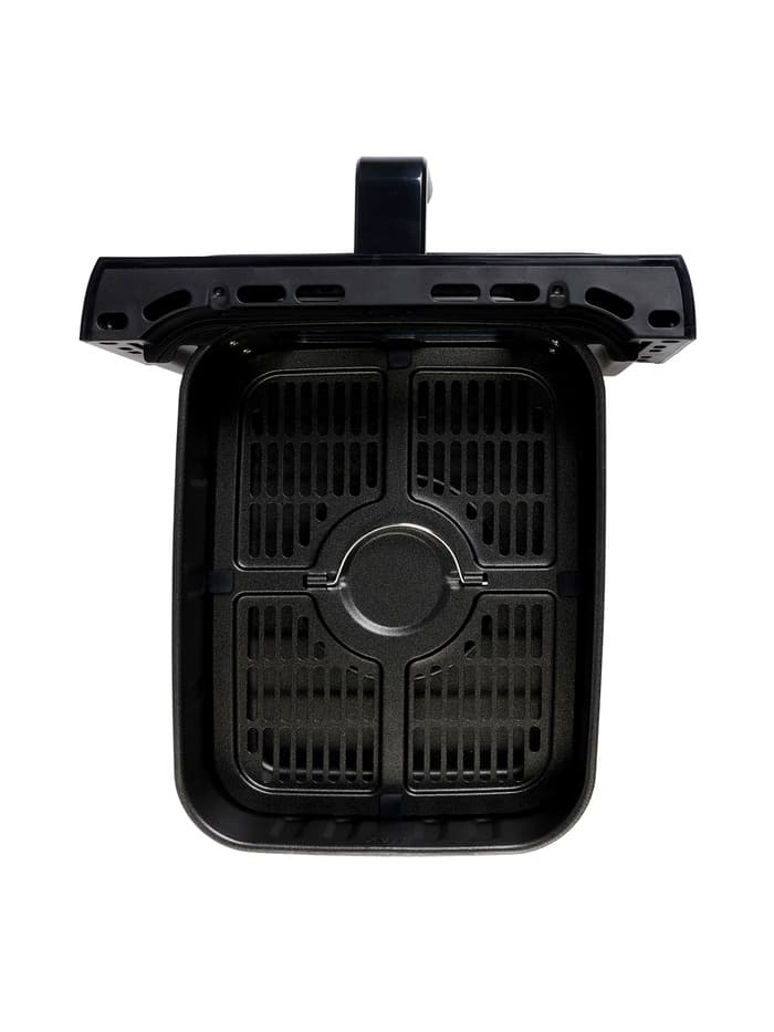 Аэрогриль BRAYER 2048BR, 2500 Вт, 2 чаши, 10 программ, 200°С, LED-дисплей, таймер, решётка