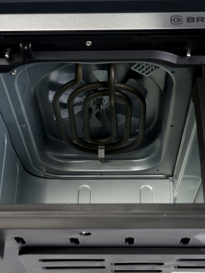 Аэрогриль BRAYER BR2050, 2200 Вт, 2 чаши по 5 л, 8 программ, до 200°С, LED-дисплей, таймер, решётка