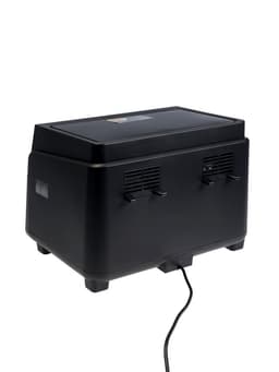 Аэрогриль BRAYER BR2050, 2200 Вт, 2 чаши по 5 л, 8 программ, до 200°С, LED-дисплей, таймер, решётка