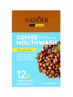 Ополаскиватель для полости рта в стиках со вкусом кофе, 20 шт. по 10 мл