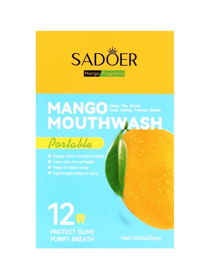 Ополаскиватель для полости рта в стиках со вкусом манго, 20 шт. по 10 мл